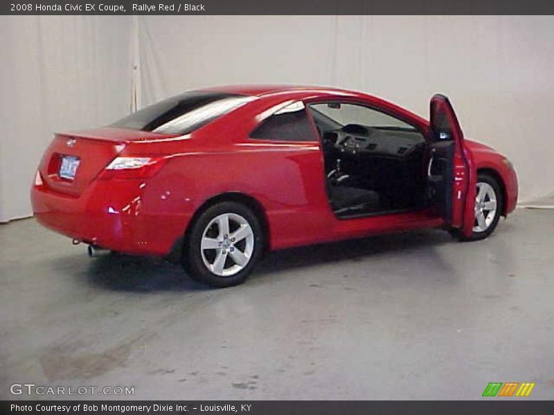 Rallye Red / Black 2008 Honda Civic EX Coupe