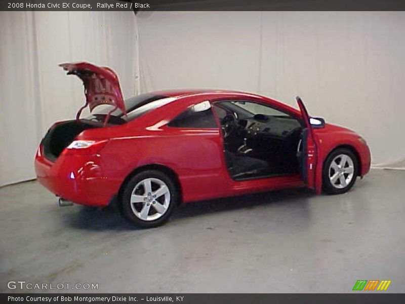 Rallye Red / Black 2008 Honda Civic EX Coupe