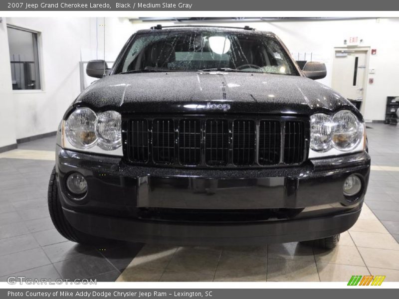 Black / Medium Slate Gray 2007 Jeep Grand Cherokee Laredo