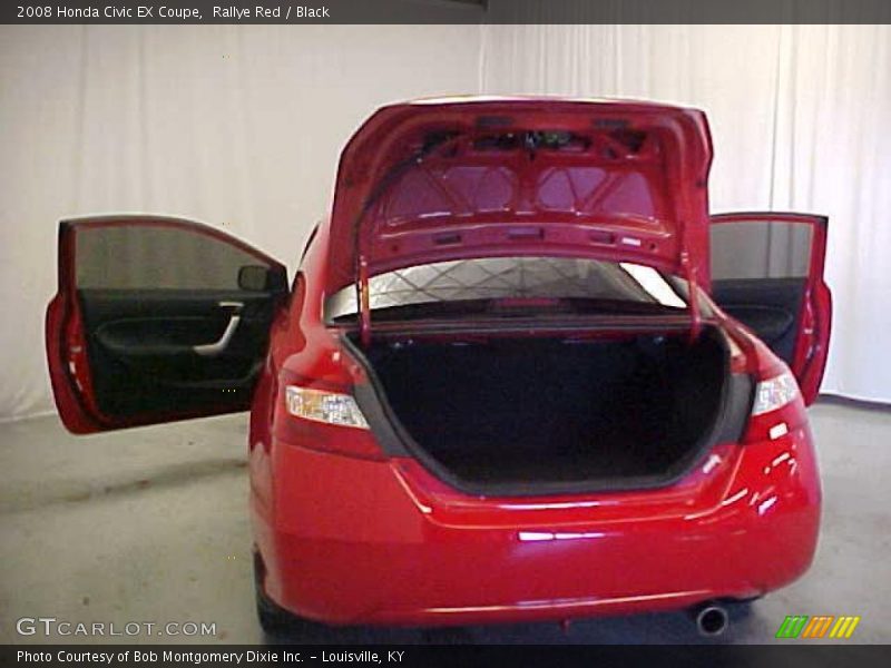 Rallye Red / Black 2008 Honda Civic EX Coupe