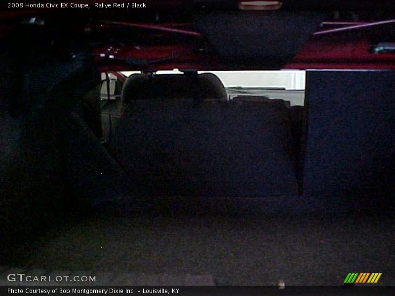 Rallye Red / Black 2008 Honda Civic EX Coupe