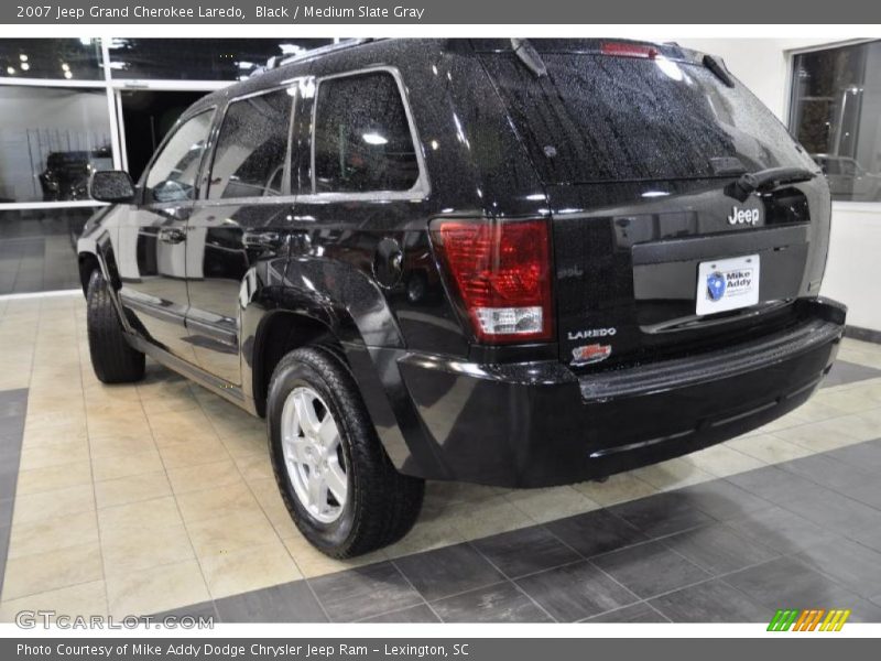 Black / Medium Slate Gray 2007 Jeep Grand Cherokee Laredo