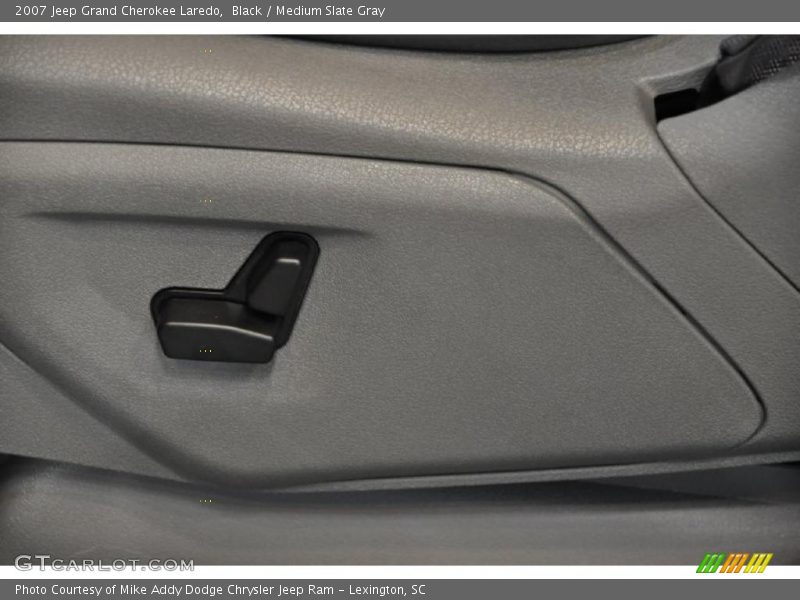 Black / Medium Slate Gray 2007 Jeep Grand Cherokee Laredo