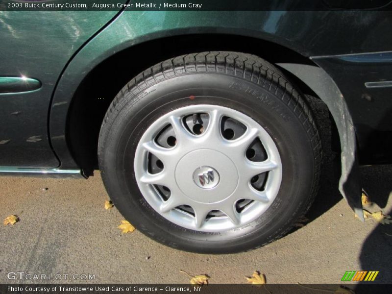 Augusta Green Metallic / Medium Gray 2003 Buick Century Custom