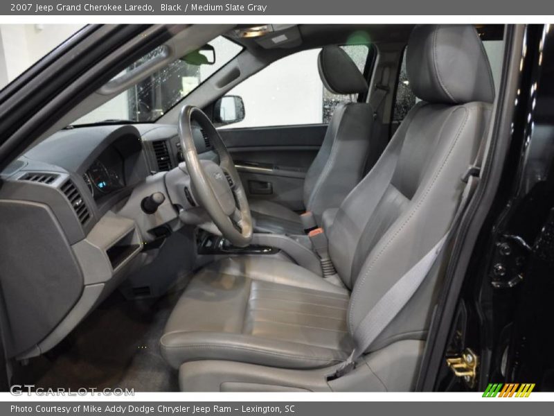 Black / Medium Slate Gray 2007 Jeep Grand Cherokee Laredo