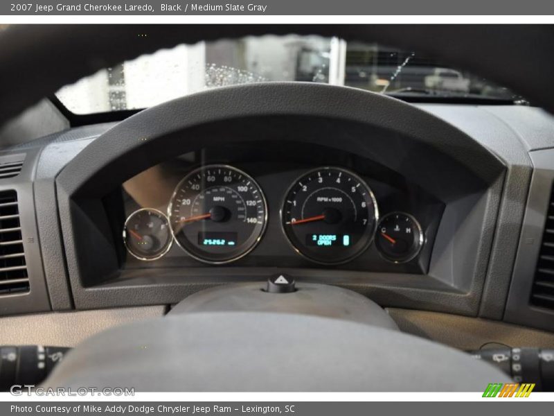 Black / Medium Slate Gray 2007 Jeep Grand Cherokee Laredo
