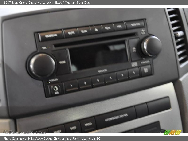 Black / Medium Slate Gray 2007 Jeep Grand Cherokee Laredo