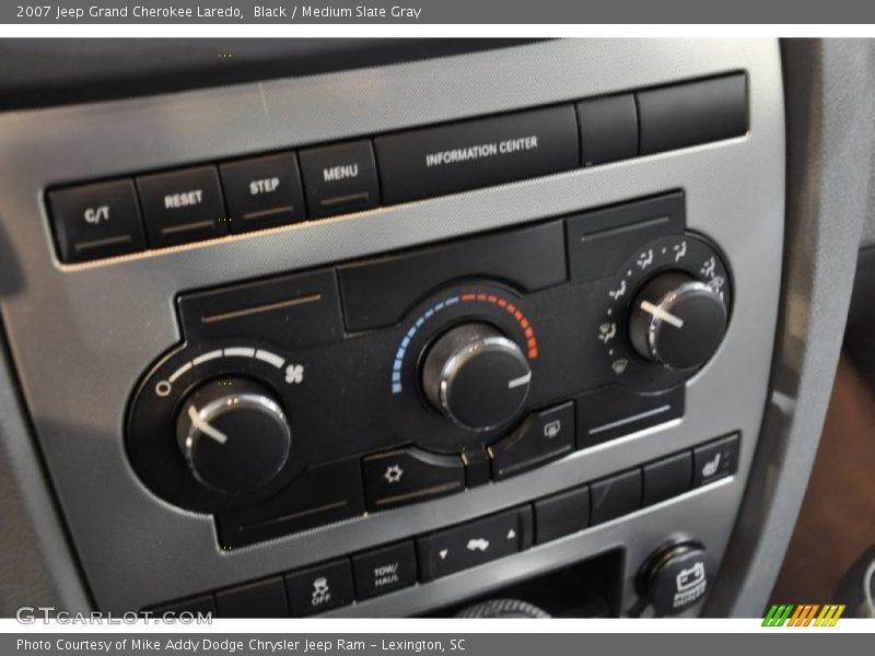 Black / Medium Slate Gray 2007 Jeep Grand Cherokee Laredo