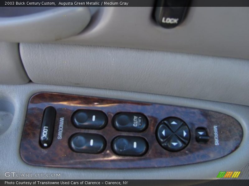 Augusta Green Metallic / Medium Gray 2003 Buick Century Custom
