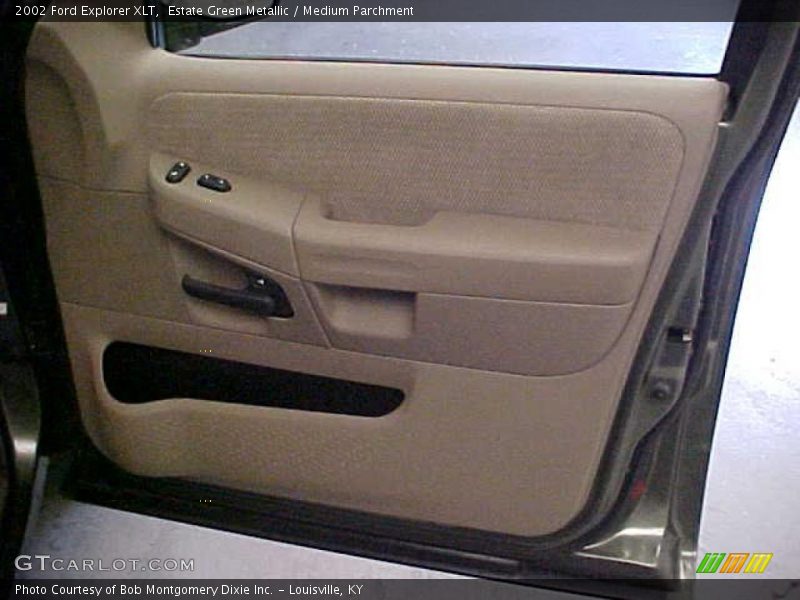 Estate Green Metallic / Medium Parchment 2002 Ford Explorer XLT