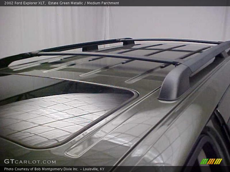Estate Green Metallic / Medium Parchment 2002 Ford Explorer XLT