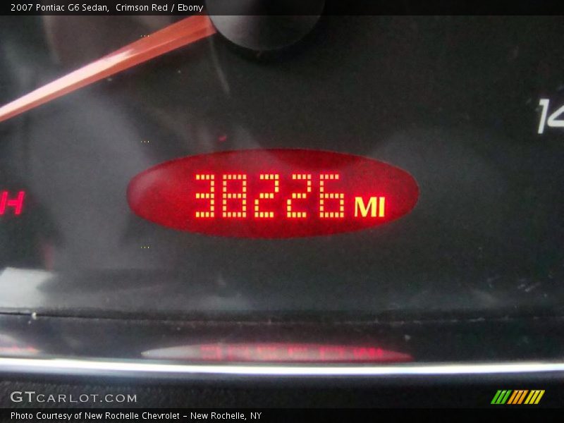 Crimson Red / Ebony 2007 Pontiac G6 Sedan