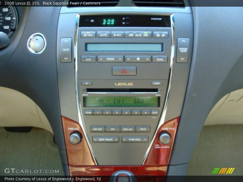 Controls of 2008 ES 350