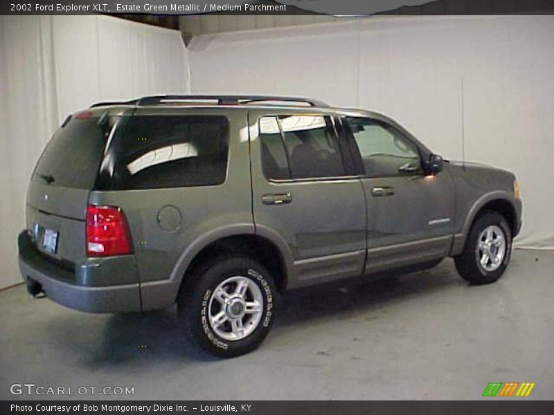 Estate Green Metallic / Medium Parchment 2002 Ford Explorer XLT