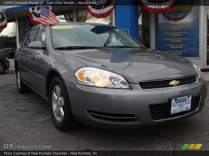 Dark Silver Metallic / Ebony Black 2008 Chevrolet Impala LT