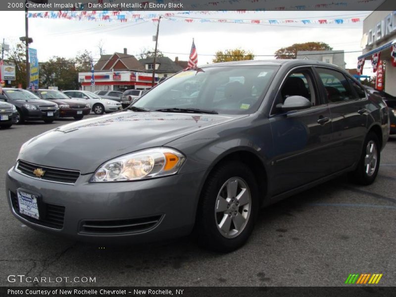 Dark Silver Metallic / Ebony Black 2008 Chevrolet Impala LT