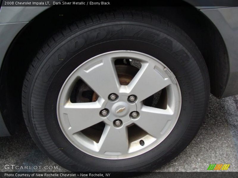 Dark Silver Metallic / Ebony Black 2008 Chevrolet Impala LT