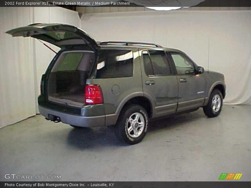 Estate Green Metallic / Medium Parchment 2002 Ford Explorer XLT