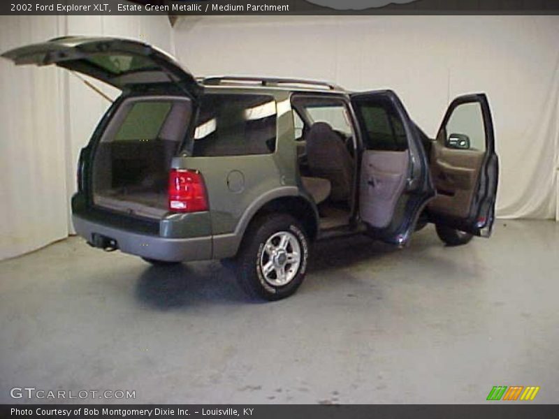 Estate Green Metallic / Medium Parchment 2002 Ford Explorer XLT