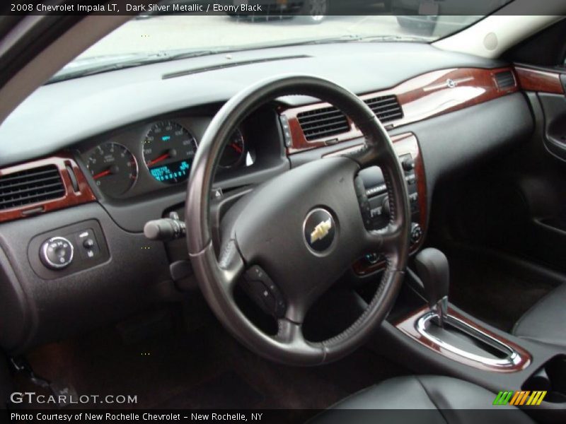 Dark Silver Metallic / Ebony Black 2008 Chevrolet Impala LT