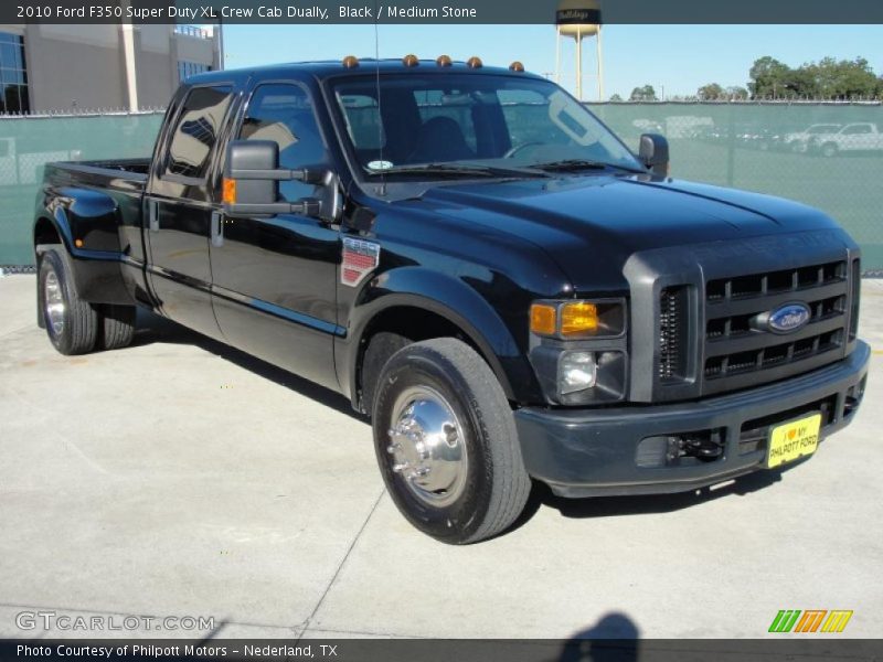 Front 3/4 View of 2010 F350 Super Duty XL Crew Cab Dually