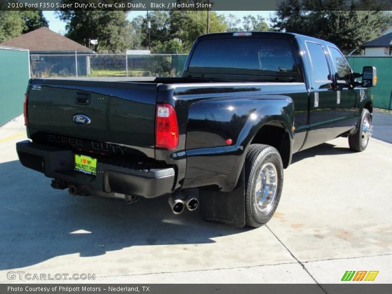 Black / Medium Stone 2010 Ford F350 Super Duty XL Crew Cab Dually