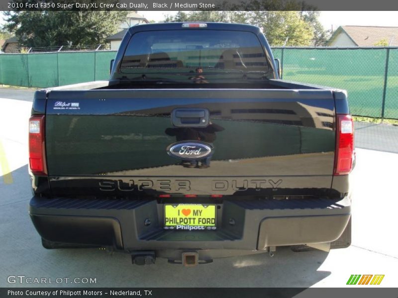 Black / Medium Stone 2010 Ford F350 Super Duty XL Crew Cab Dually