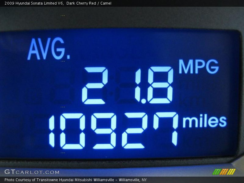 Dark Cherry Red / Camel 2009 Hyundai Sonata Limited V6