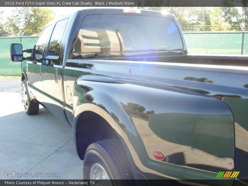 Black / Medium Stone 2010 Ford F350 Super Duty XL Crew Cab Dually