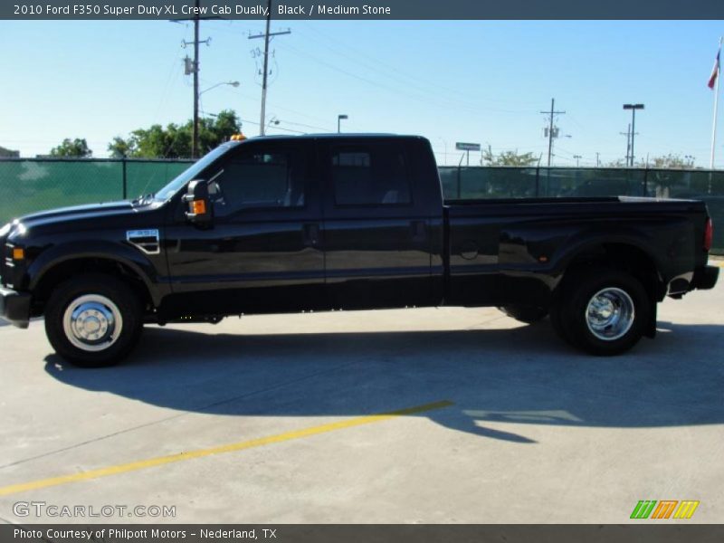 Black / Medium Stone 2010 Ford F350 Super Duty XL Crew Cab Dually