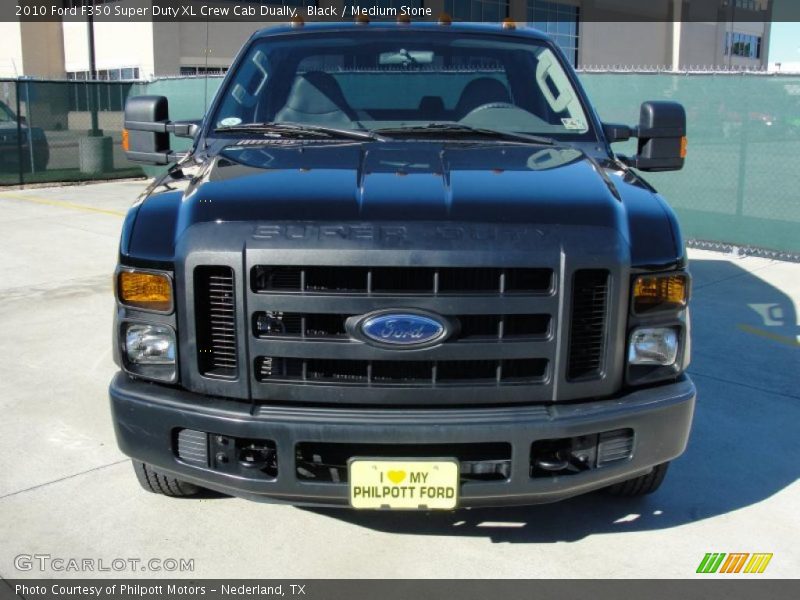 Black / Medium Stone 2010 Ford F350 Super Duty XL Crew Cab Dually