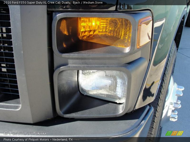 Black / Medium Stone 2010 Ford F350 Super Duty XL Crew Cab Dually