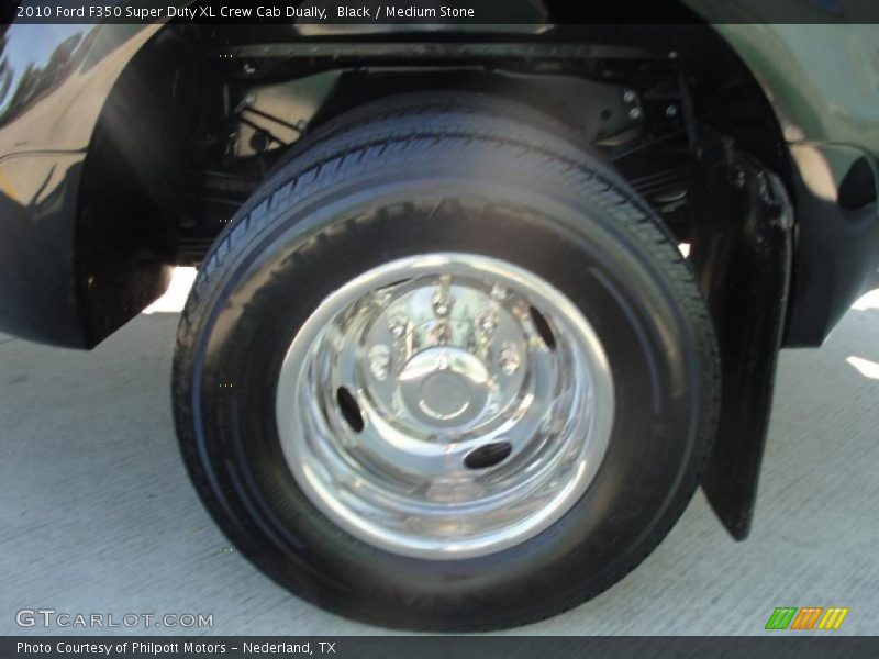 Black / Medium Stone 2010 Ford F350 Super Duty XL Crew Cab Dually