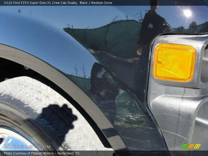 Black / Medium Stone 2010 Ford F350 Super Duty XL Crew Cab Dually