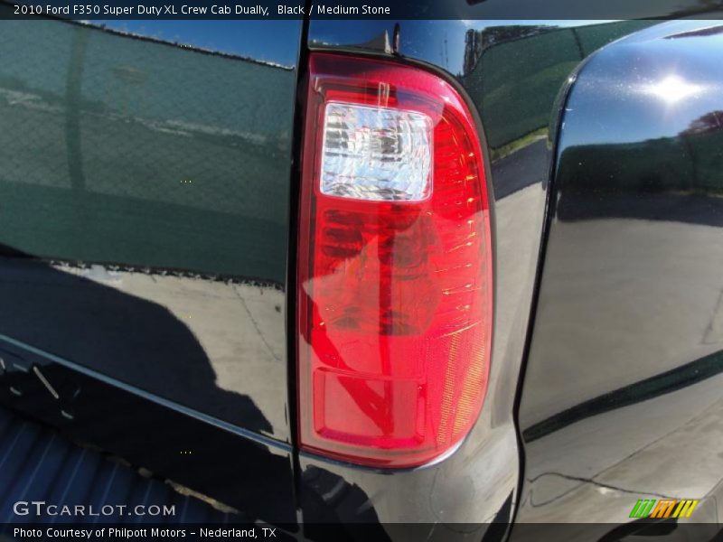 Black / Medium Stone 2010 Ford F350 Super Duty XL Crew Cab Dually