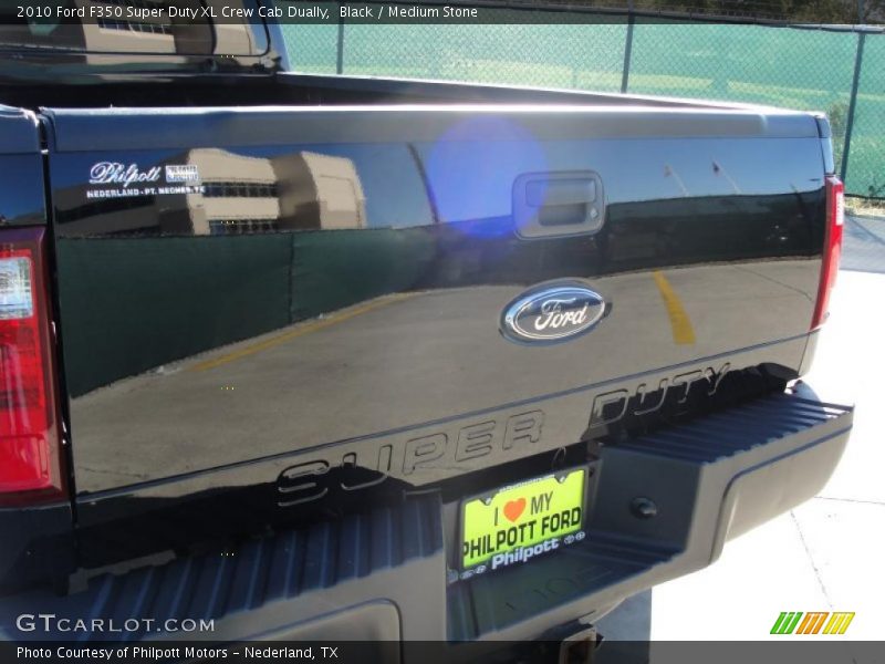Black / Medium Stone 2010 Ford F350 Super Duty XL Crew Cab Dually