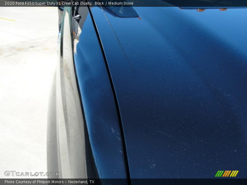 Black / Medium Stone 2010 Ford F350 Super Duty XL Crew Cab Dually