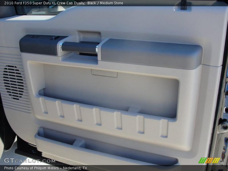 Black / Medium Stone 2010 Ford F350 Super Duty XL Crew Cab Dually