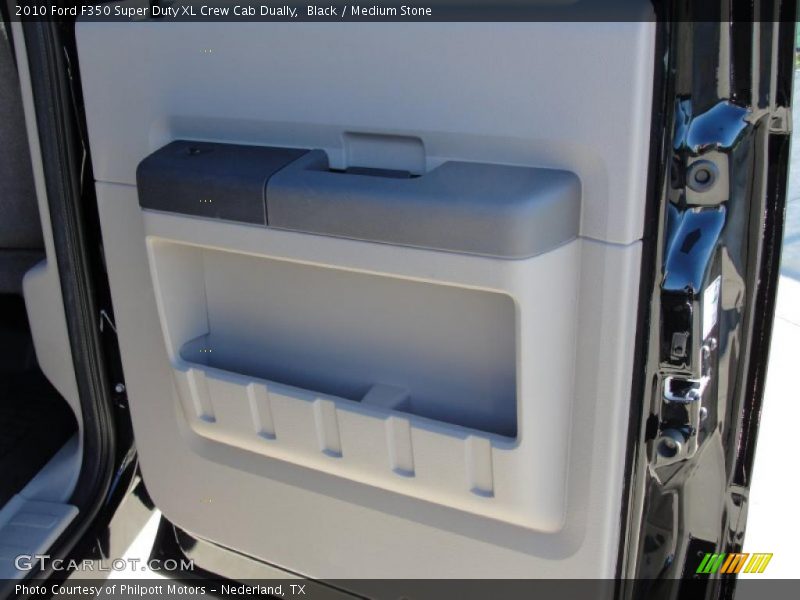 Black / Medium Stone 2010 Ford F350 Super Duty XL Crew Cab Dually