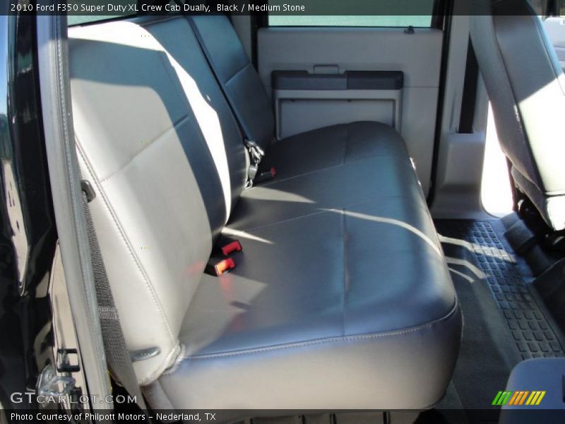 Black / Medium Stone 2010 Ford F350 Super Duty XL Crew Cab Dually