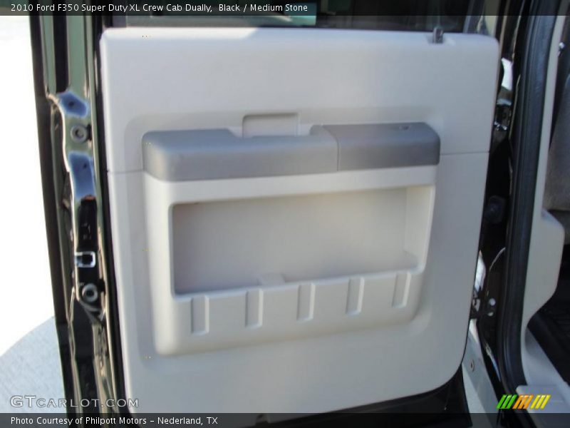 Black / Medium Stone 2010 Ford F350 Super Duty XL Crew Cab Dually
