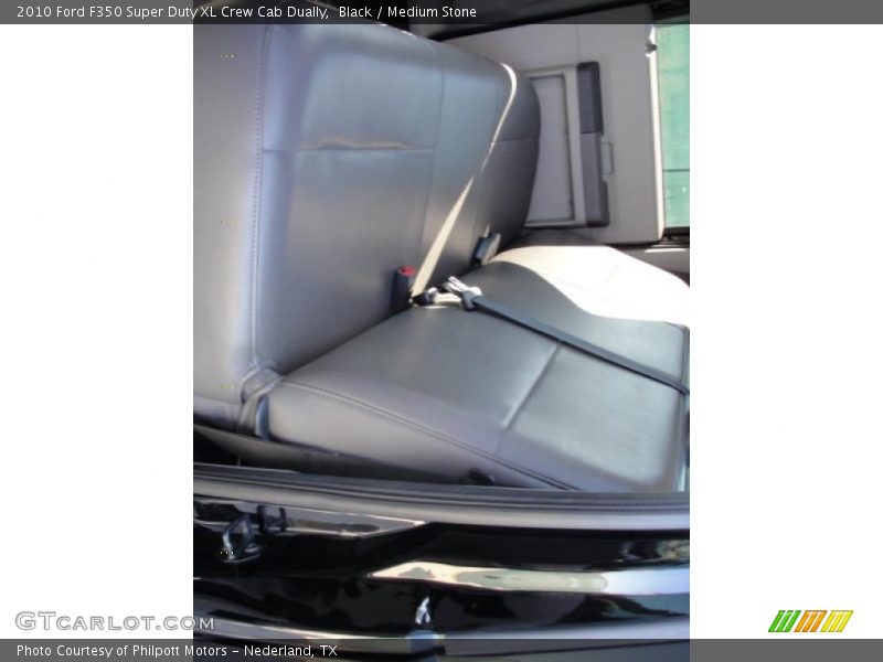 Black / Medium Stone 2010 Ford F350 Super Duty XL Crew Cab Dually