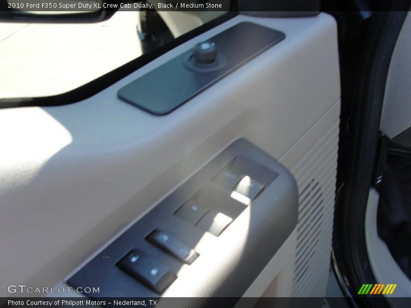 Black / Medium Stone 2010 Ford F350 Super Duty XL Crew Cab Dually