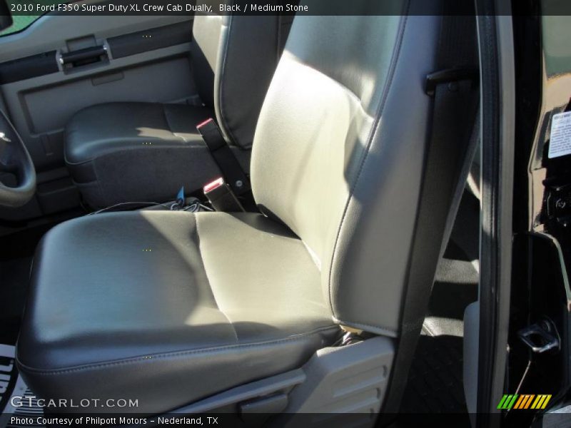 Black / Medium Stone 2010 Ford F350 Super Duty XL Crew Cab Dually