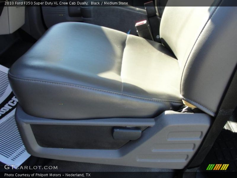 Black / Medium Stone 2010 Ford F350 Super Duty XL Crew Cab Dually