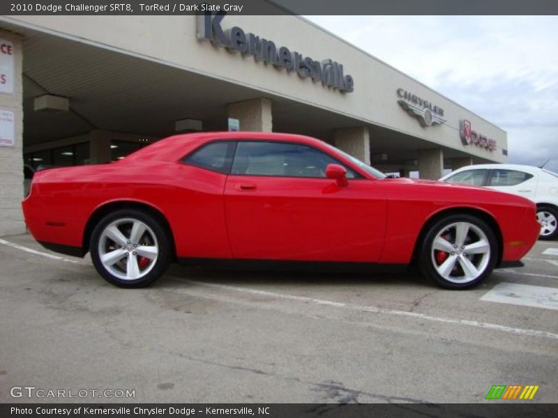 TorRed / Dark Slate Gray 2010 Dodge Challenger SRT8