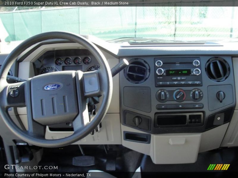 Dashboard of 2010 F350 Super Duty XL Crew Cab Dually