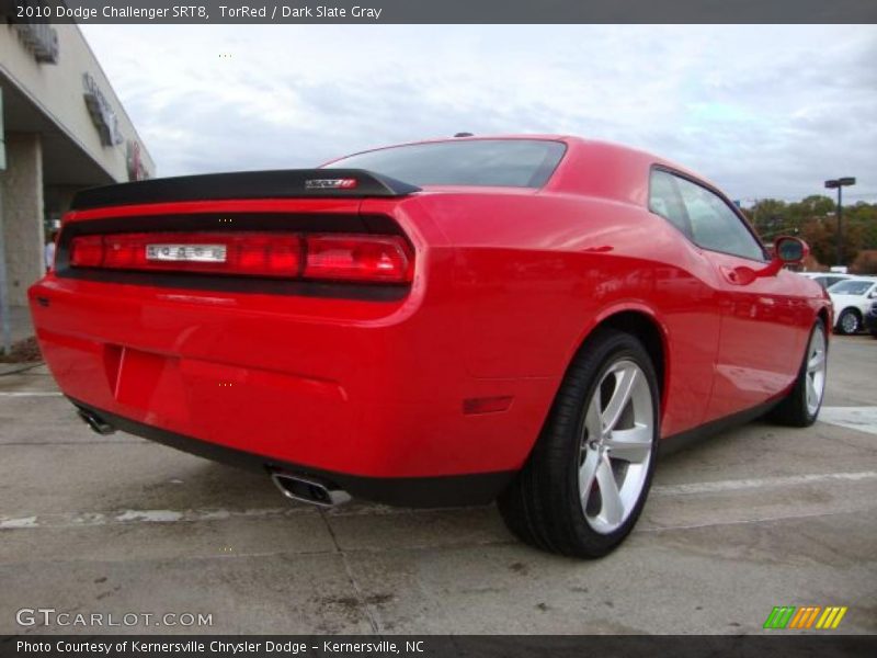 TorRed / Dark Slate Gray 2010 Dodge Challenger SRT8