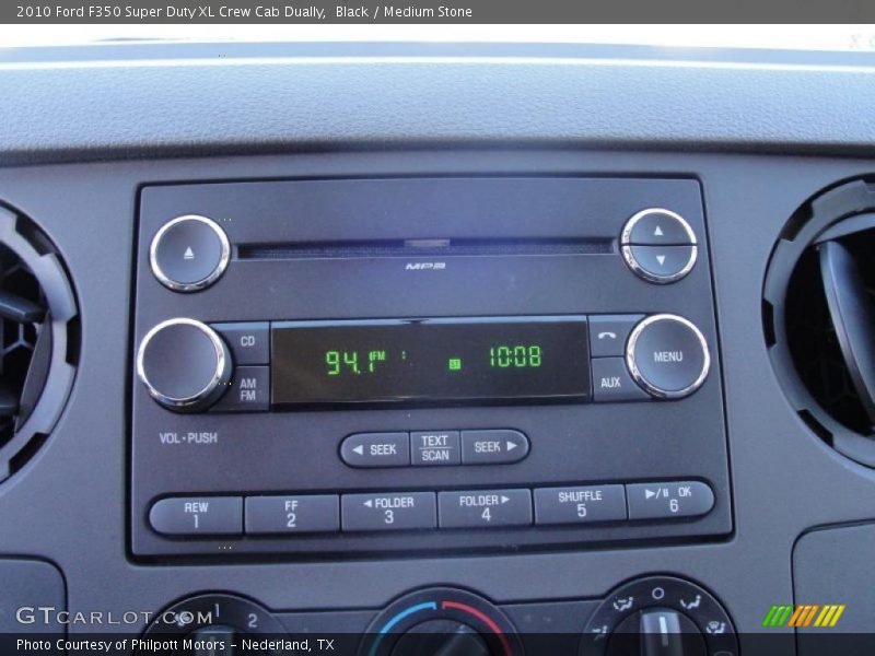 Controls of 2010 F350 Super Duty XL Crew Cab Dually