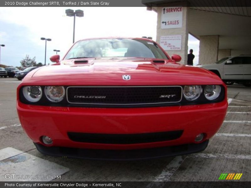 TorRed / Dark Slate Gray 2010 Dodge Challenger SRT8